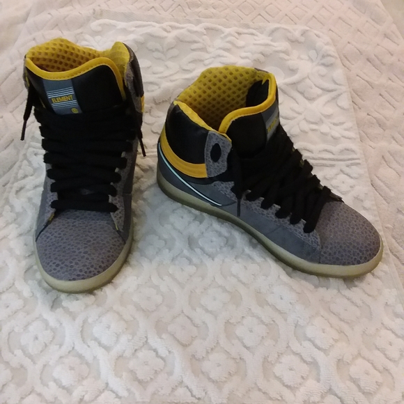 Element high-top skater shoes-EUC